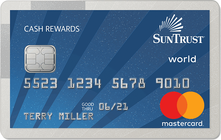 Tarjeta de crédito Suntrust Cash Rewards